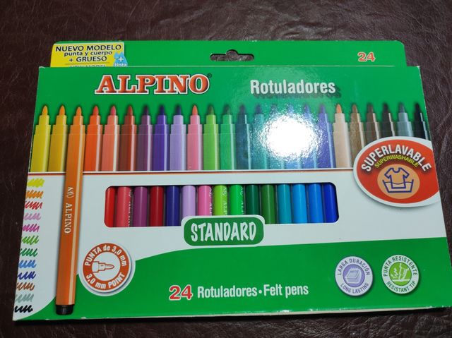 Rotuladores Alpino 24 colores