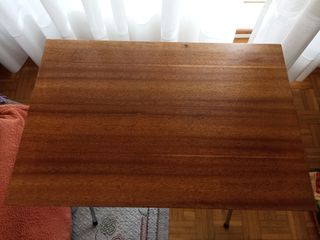 Mesa plegable madera metal