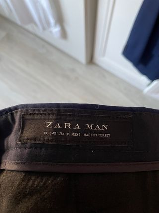 Traje Zara azul marino - talla M