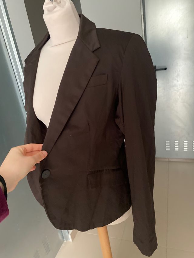 Americana marrón talla S