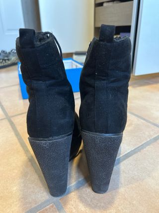 Botas Marypaz negras cuña 40