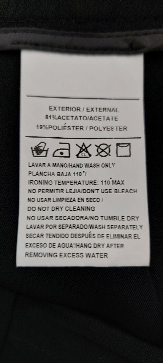 Pantalón Negro Antonio Pernas