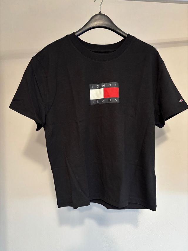 Tshirt da donna Tommy jeans nera S