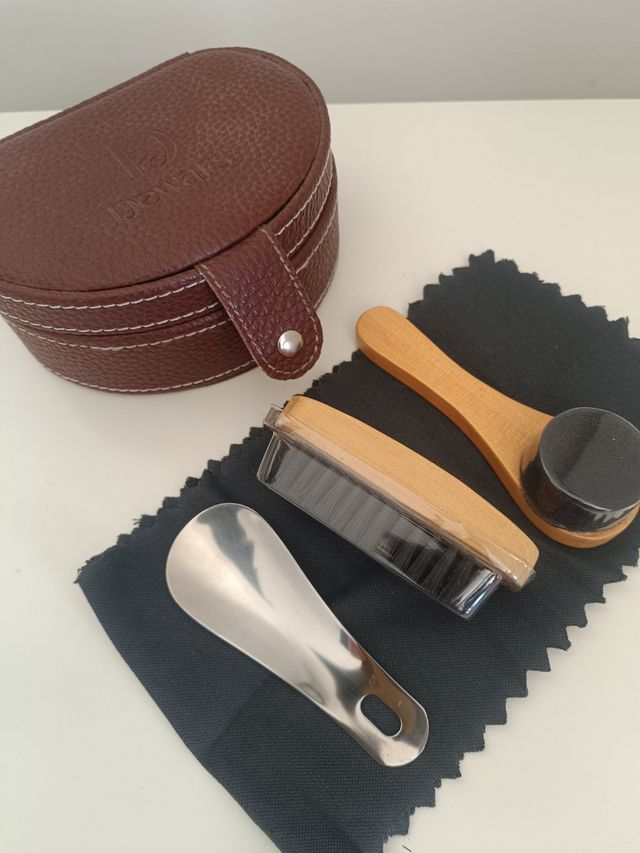 Kit Limpieza Calzado Piel