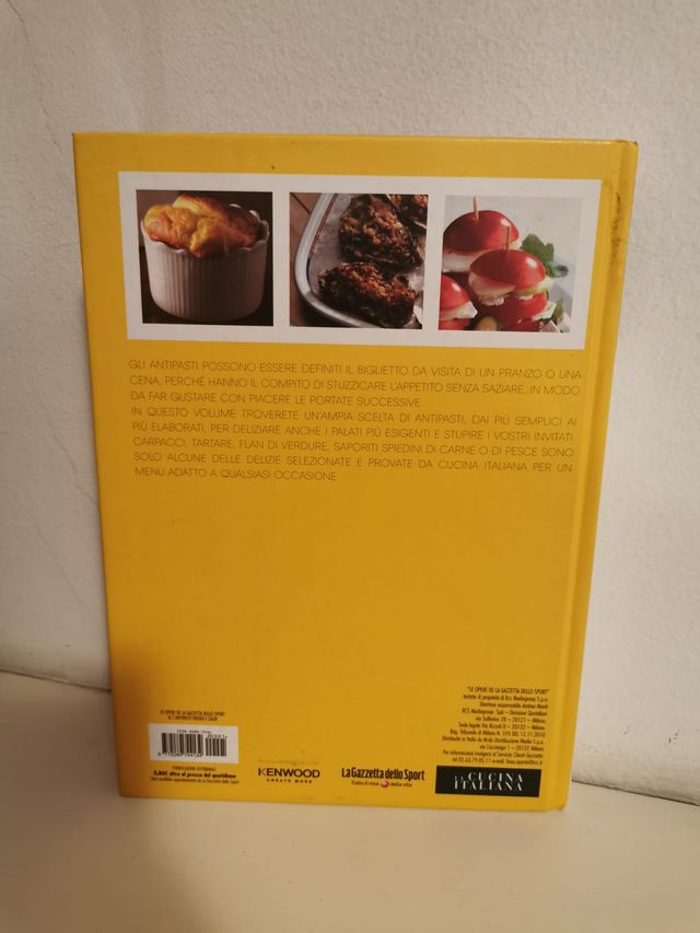 Libro "La Cucina Italiana: Vol. 1 - Antipasti fred