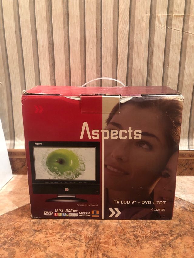 TV LCD 9” + DVD + TDT