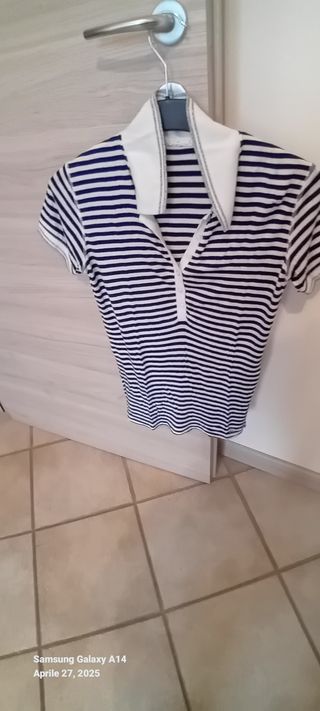 polo donna a righe