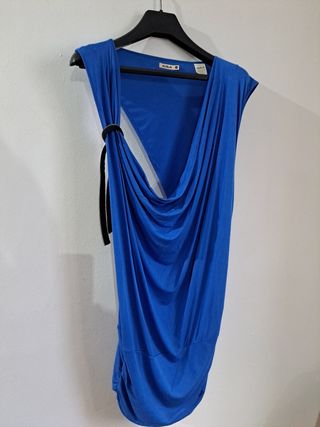 Top azul - Blusa elegante