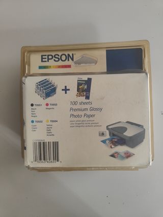 Epson Photo Pack - 4 cartucce + 100 fogli