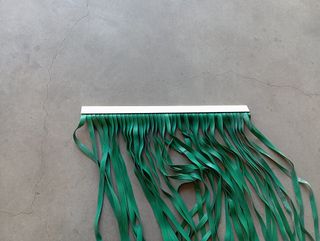 2 Cortinas industriales verdes 15€ las 2 unidas 
