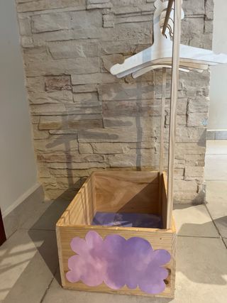 Caja madera personalizada bebé o mascota toy