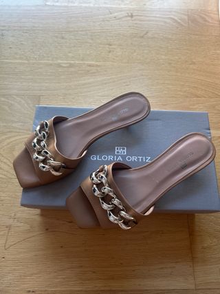 Sandalias de piel Gloria Ortiz