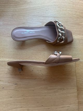 Sandalias de piel Gloria Ortiz