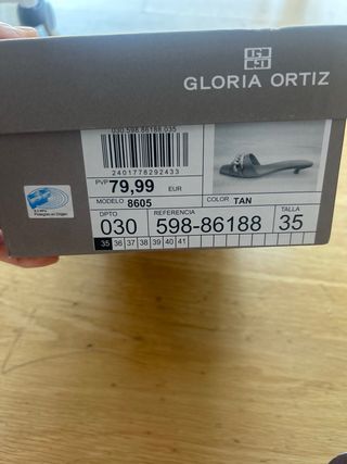 Sandalias de piel Gloria Ortiz