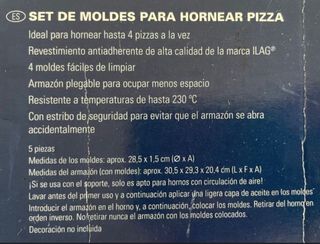 Soporte horno para pizzas