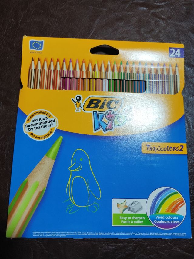 Colores de madera 24 Bic kids