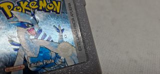 NINTENDO GAME BOY POKEMON PLATA GAMEBOY FUNCIONA