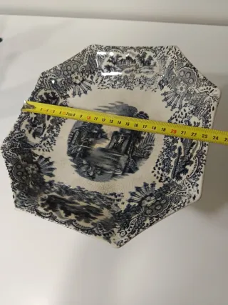 Frutero La Cartuja Sevilla azul y blanco