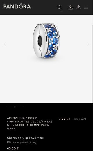 Pack pulsera Pandora Plata