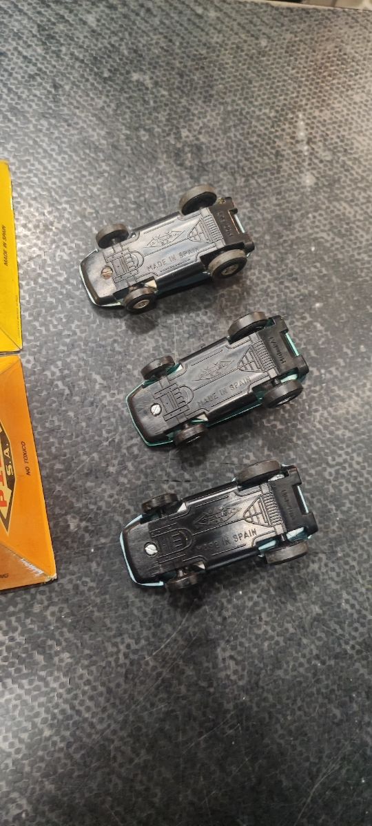 Coches Huracán y Meteoro 2 pista looping  Años 80