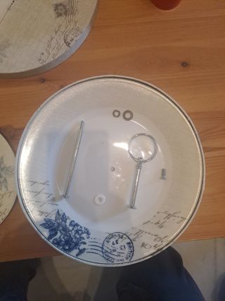 Bandeja pastel porcelana 2 pisos