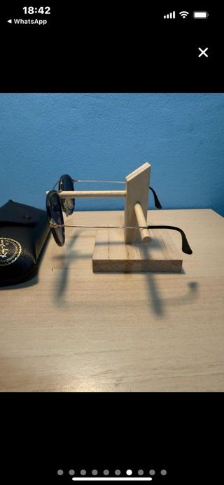 Rayban - Gafas de sol negras y doradas