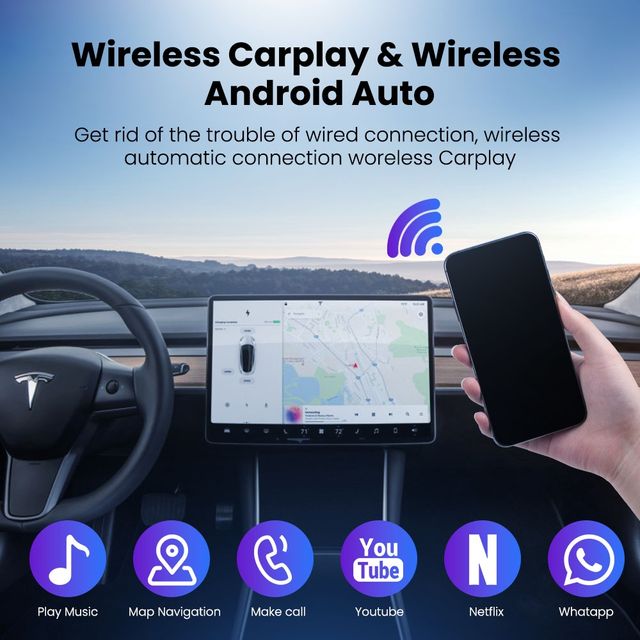 UTRAI AI Box Android, Android Auto y CarPlay
