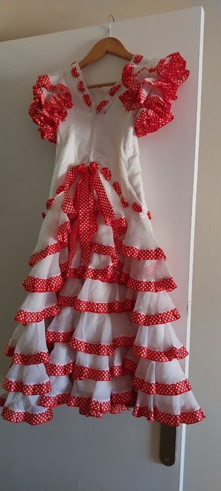 Traje de flamenca 6 años