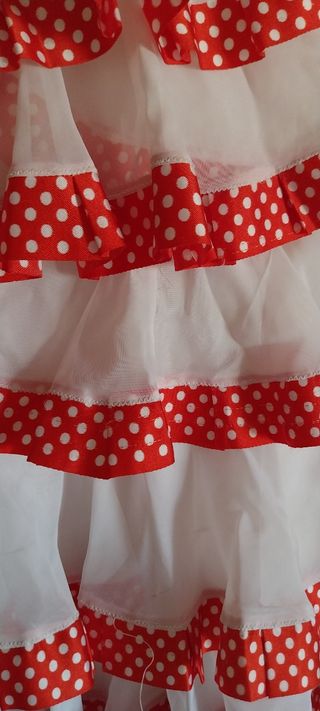 Traje de flamenca 6 años