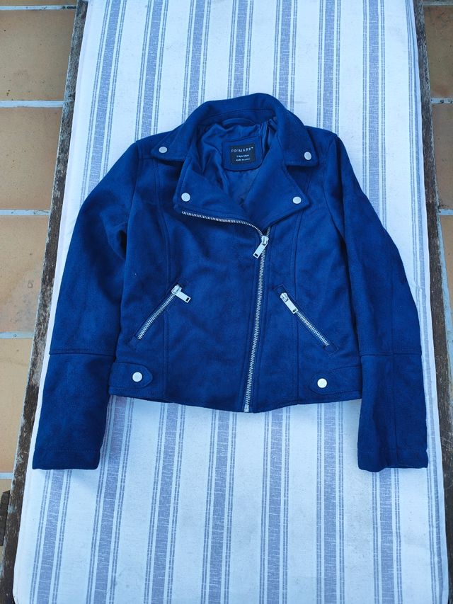 Chaqueta ante azul Primark talla 9-10
