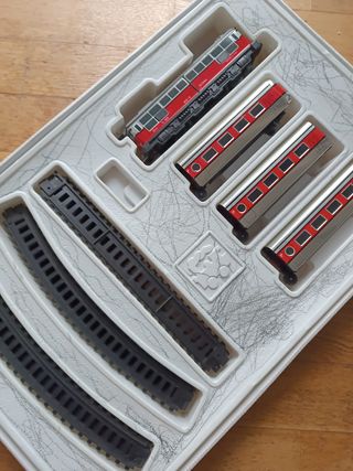 JUGUETE DE TREN ELECTRONICO ANTIGUO