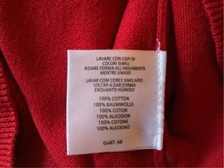 Jersey rojo GANT talla XL