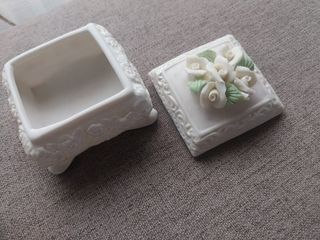 Joyeros porcelana blancos