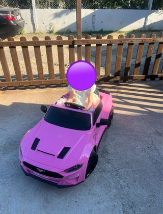 Coche eléctrico Rosa Ford Mustang 24V
