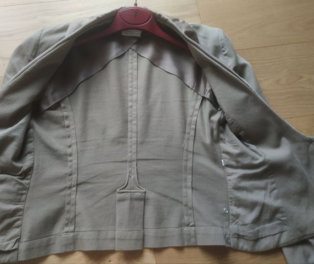 Giacca corta donna colore grigio tortora