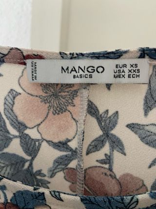 Vestido MANGO flores