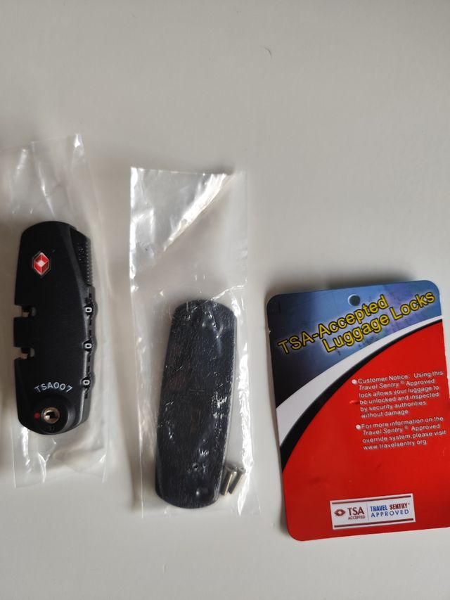 Cerradura seguridad para maleta