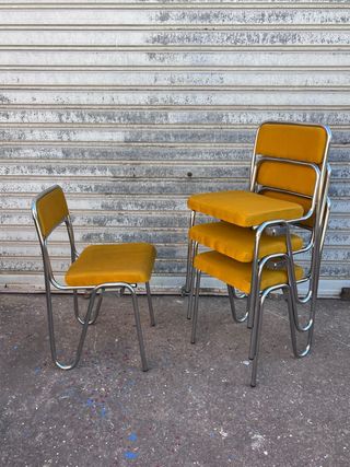 Sillas Bauhaus Tubular Años 70s
