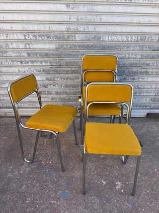 Sillas Bauhaus Tubular Años 70s