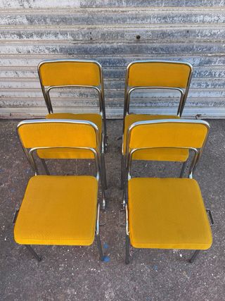 Sillas Bauhaus Tubular Años 70s