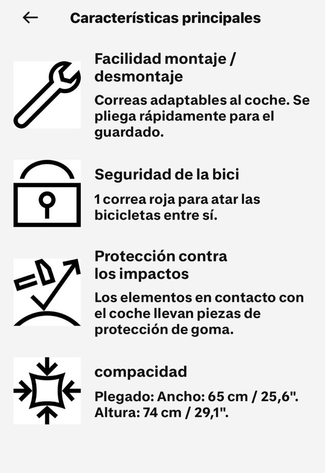 Portabicicletas Portón Trasero.