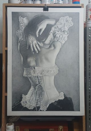 Dibujo a mano-Mujer