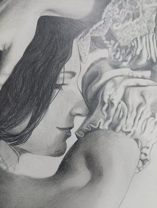 Dibujo a mano-Mujer
