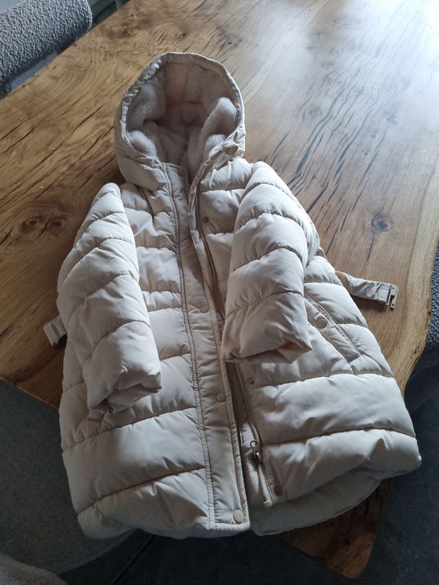 Abrigo niña 8 años - Beige