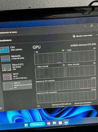 Tarjeta gráfica Gigabyte GTX650 