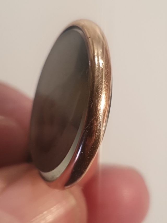 Colgante oro 14k siglo XIX con ferrotipos