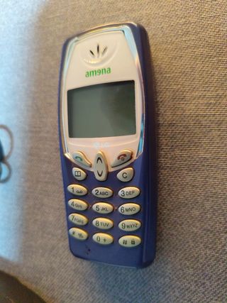 Móvil LG B1200 y cargador de móvil Sony Ericsson