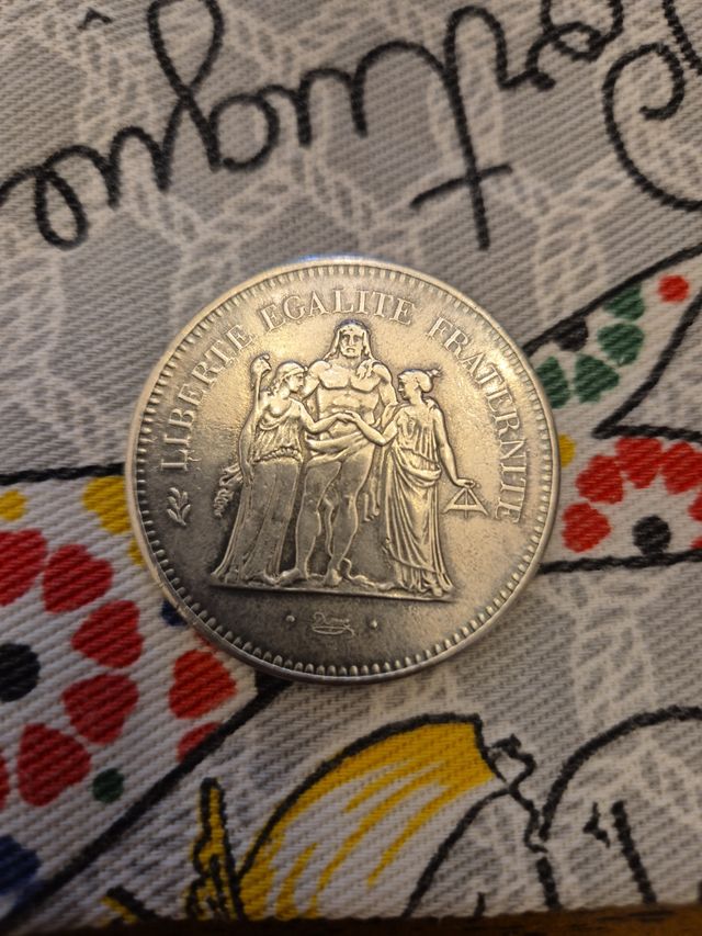 Moneda 50 francos 1975