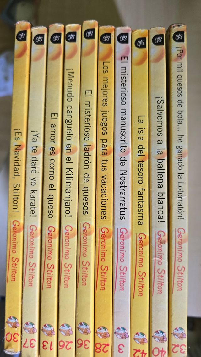 Lote libros x10 Geronimo Stilton