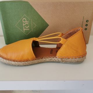 Alpargatas TOP3 SHOES naranja , talla 36